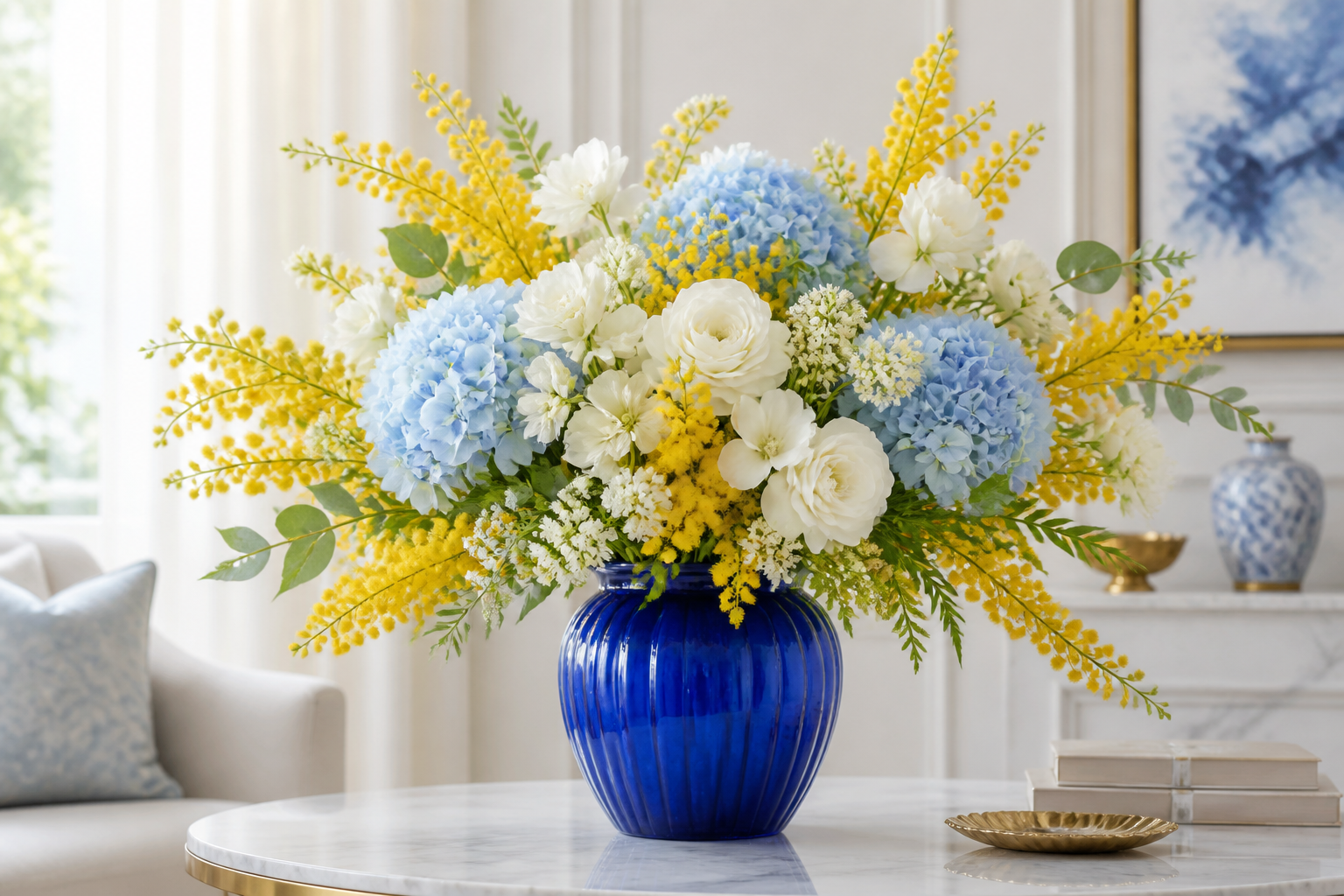 Arranjo floral tropical