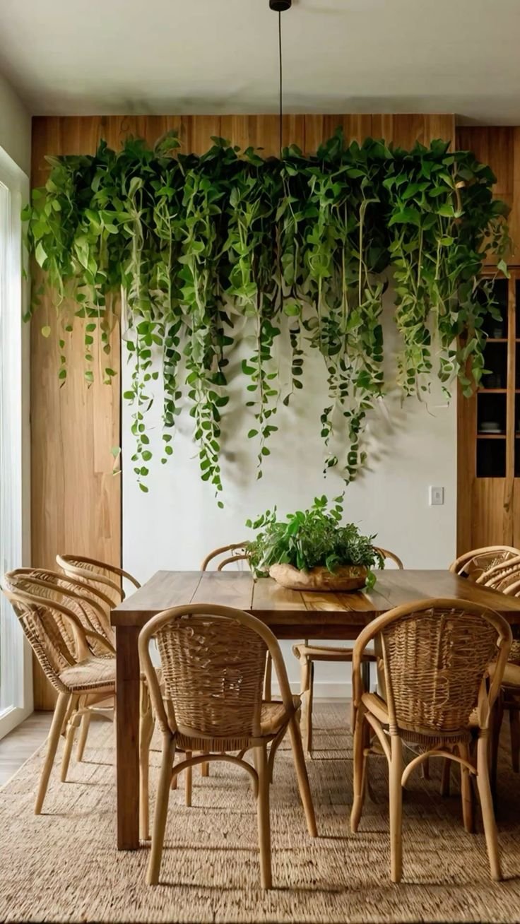 Arranjo pendente com flores e folhagens permanentes - opção 25