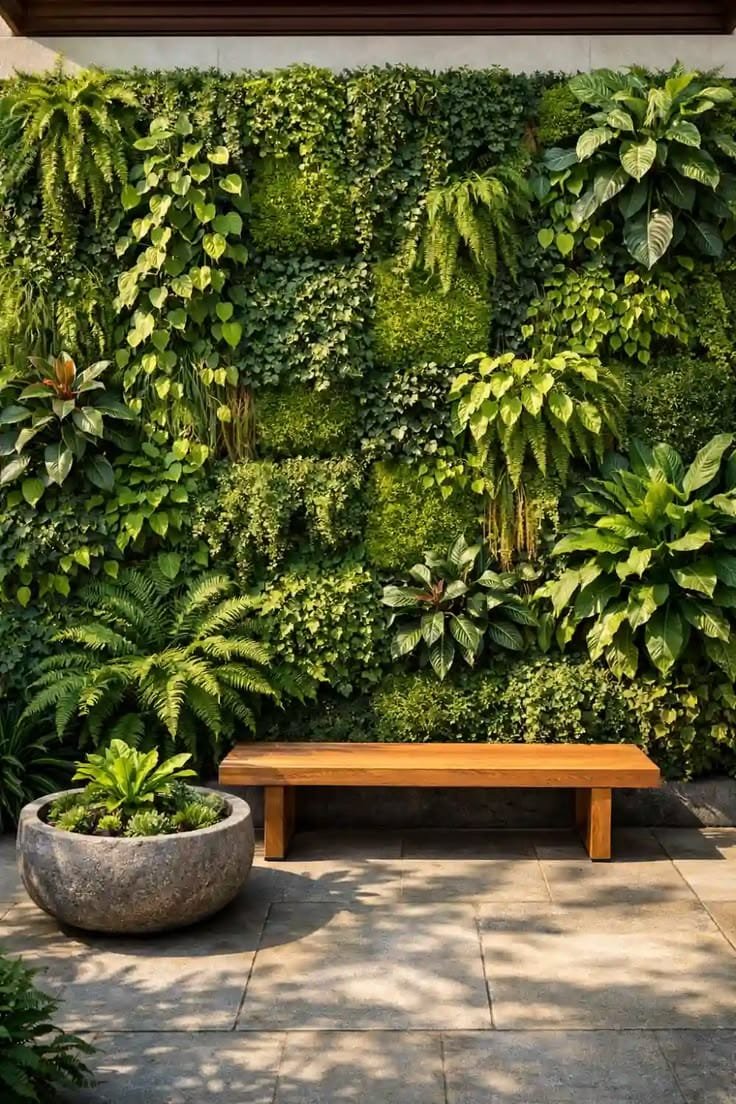 Jardim vertical permanente - opção 11