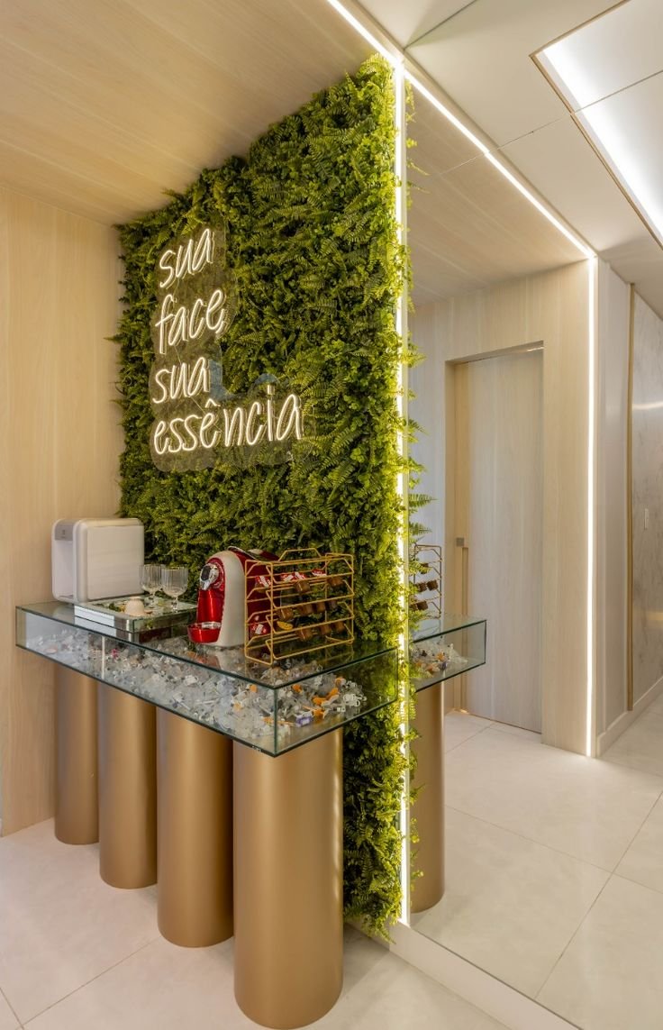 Ambientação residencial com flores e plantas permanentes - opção 8