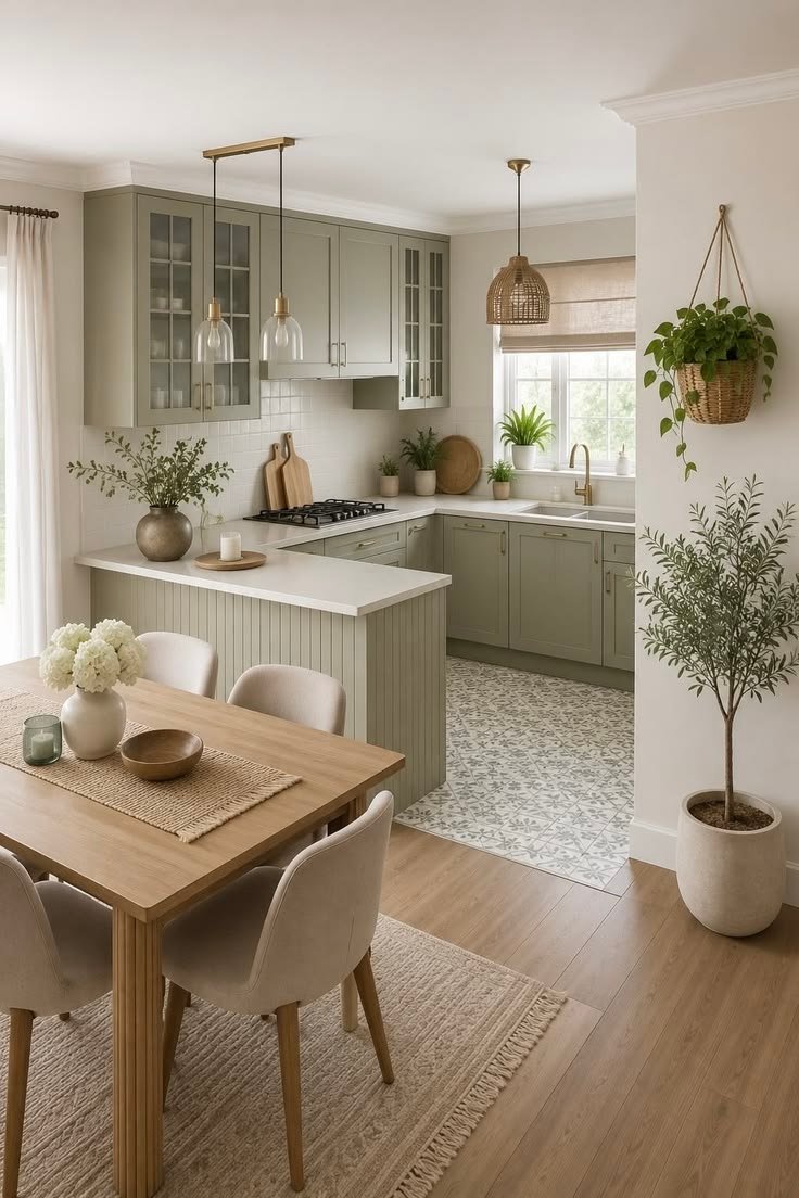 Ambientação residencial com flores e plantas permanentes - opção 11