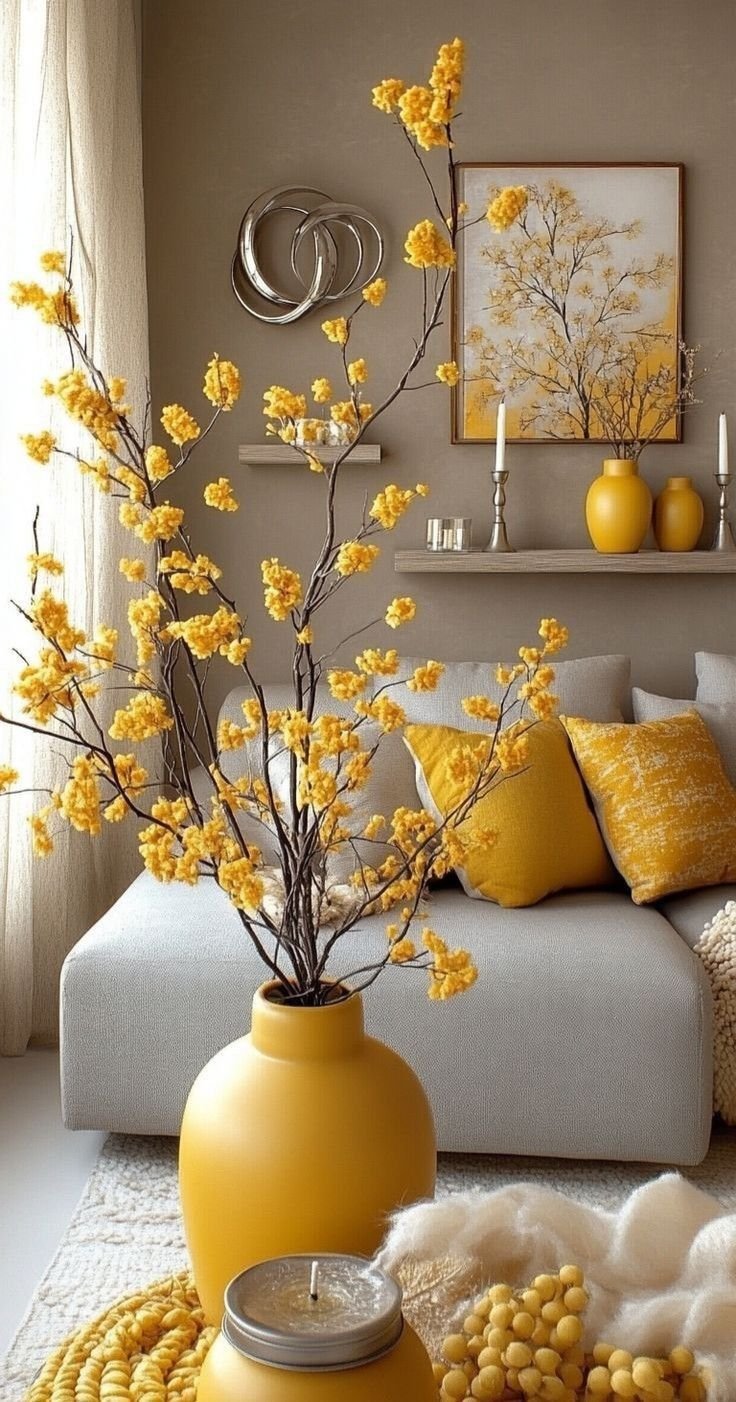 Ambientação residencial com flores e plantas permanentes - opção 12