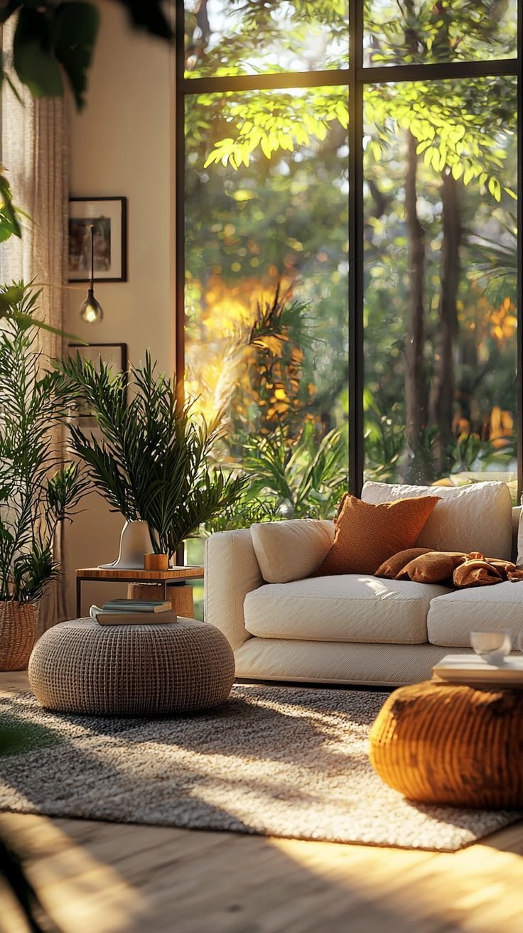 Ambientação residencial com flores e plantas permanentes - opção 17