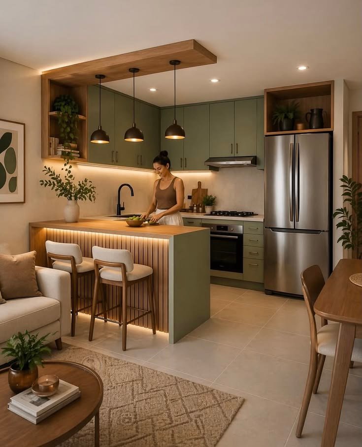 Ambientação residencial com flores e plantas permanentes - opção 24