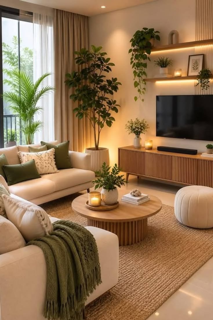 Ambientação residencial com flores e plantas permanentes - opção 26