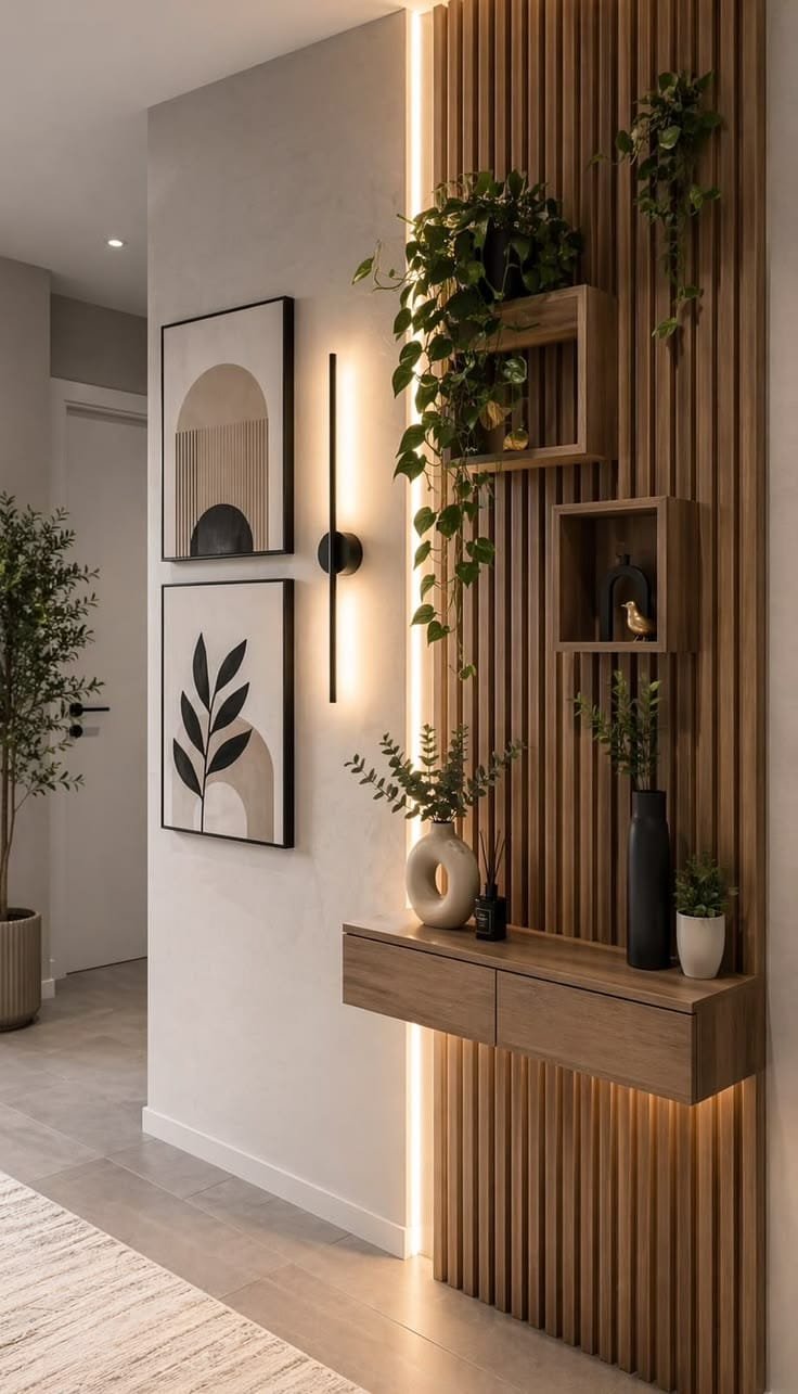 Ambientação residencial com flores e plantas permanentes - opção 29