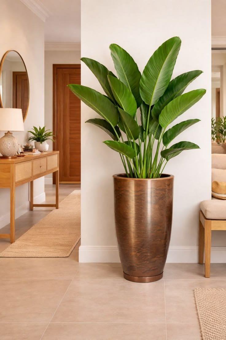 Vaso decorativo com planta permanente - opção 1
