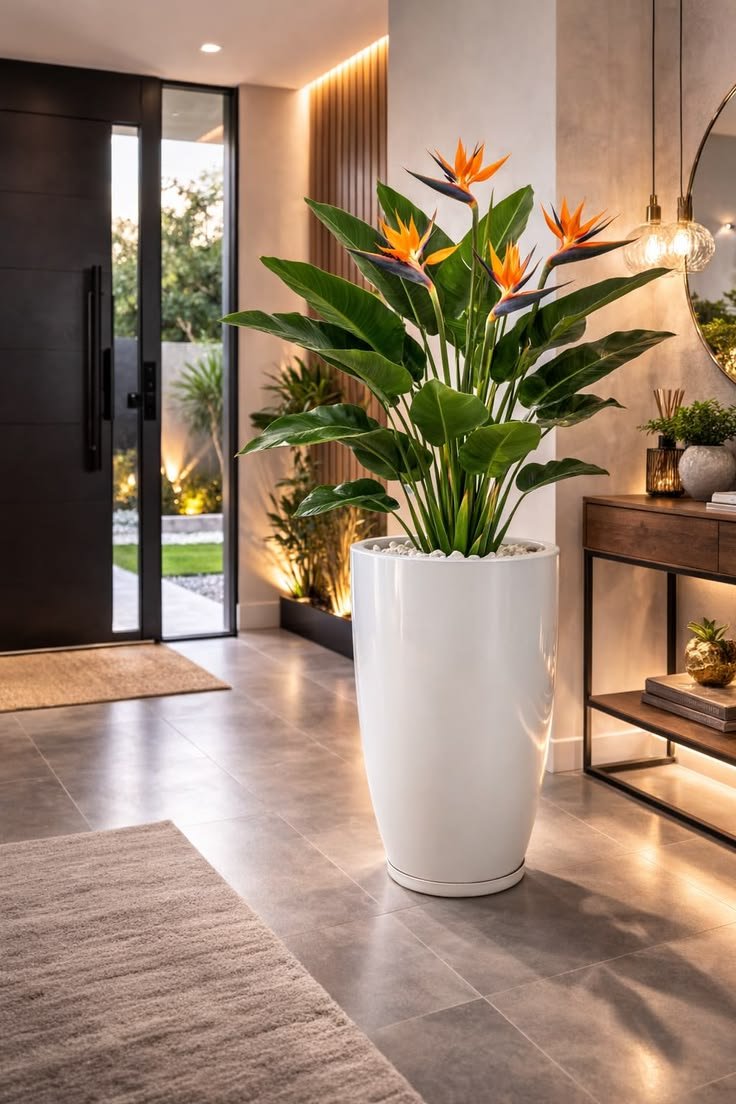 Vaso decorativo com planta permanente - opção 9