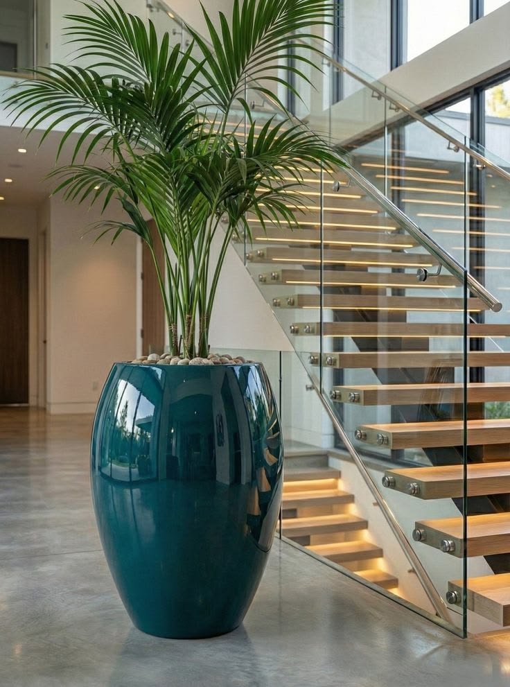 Vaso decorativo com planta permanente - opção 12